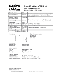 Click here to download ML614 Datasheet