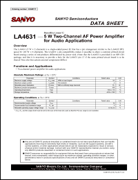 Click here to download LA4631 Datasheet