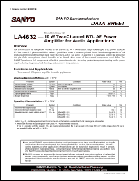 Click here to download LA4632 Datasheet