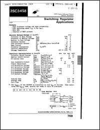 Click here to download 2SC3458M Datasheet