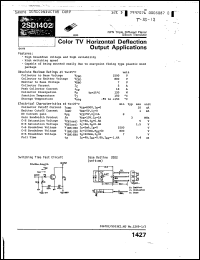 Click here to download 2SD1402 Datasheet