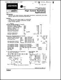 Click here to download 2SD1906R Datasheet