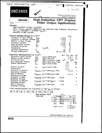 Click here to download 2SC3503E Datasheet