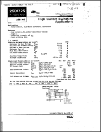 Click here to download 2SD1725R Datasheet