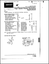 Click here to download 2SK687 Datasheet