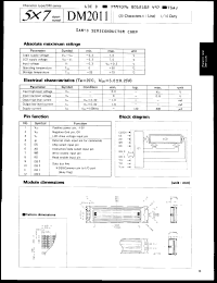 Click here to download DM2011 Datasheet