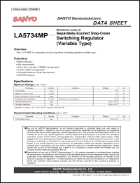 Click here to download LA5734MP Datasheet