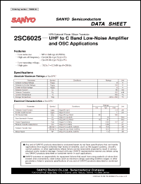 Click here to download 2SC6025 Datasheet