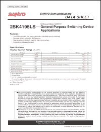 Click here to download 2SK4195LS Datasheet