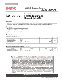 Click here to download LA72910V Datasheet