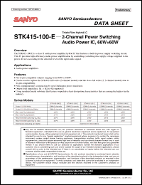 Click here to download STK415-100-E Datasheet