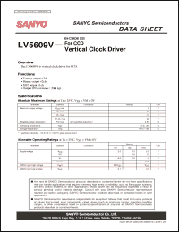 Click here to download LV5609V Datasheet