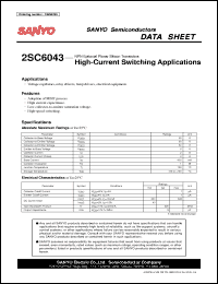 Click here to download 2SC6043 Datasheet