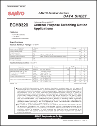 Click here to download ECH8320 Datasheet