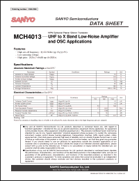 Click here to download MCH4013 Datasheet