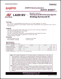 Click here to download LA2616V Datasheet