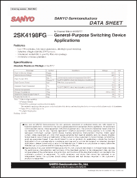 Click here to download 2SK4198FG Datasheet