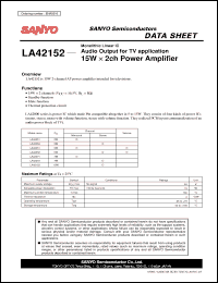 Click here to download LA42152 Datasheet