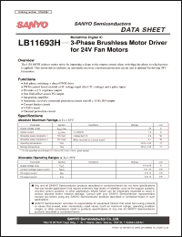 Click here to download LB11693H Datasheet