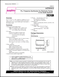 Click here to download LC72151V Datasheet