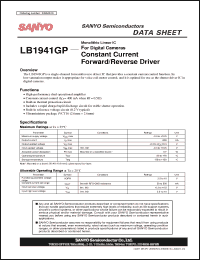 Click here to download LB1941GP Datasheet