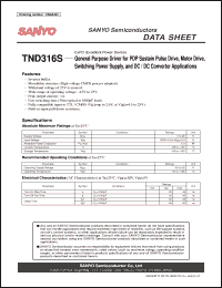 Click here to download TND316S Datasheet