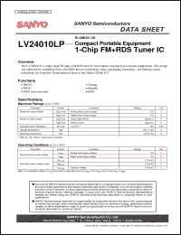 Click here to download LV24010LP Datasheet