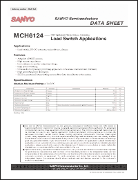 Click here to download MCH6124 Datasheet