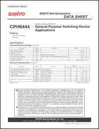 Click here to download CPH6444 Datasheet