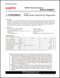 Click here to download LV5808MX Datasheet