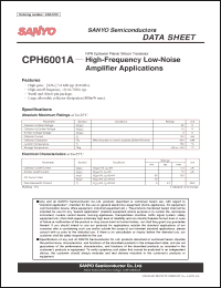 Click here to download CPH6001A Datasheet