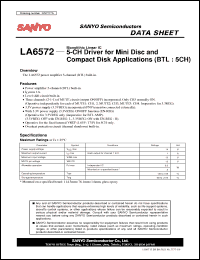 Click here to download LA6572 Datasheet