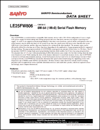Click here to download LE25FW806 Datasheet