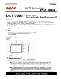 Click here to download LA71730EM Datasheet