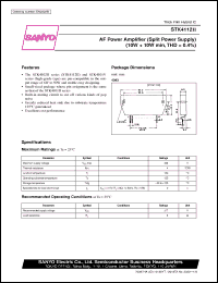 Click here to download STK4112 Datasheet