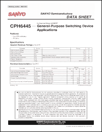 Click here to download CPH6445 Datasheet