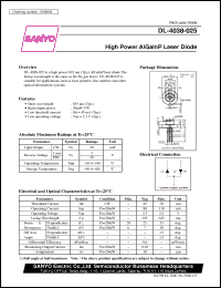 Click here to download DL-4038-025 Datasheet