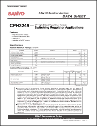 Click here to download CPH3249 Datasheet