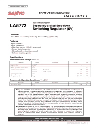 Click here to download LA5772 Datasheet
