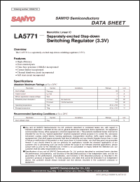 Click here to download LA5771 Datasheet