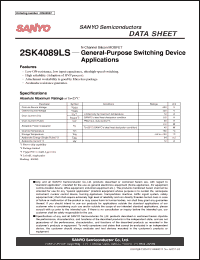 Click here to download 2SK4089LS Datasheet