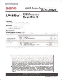 Click here to download LV4150W Datasheet