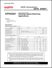 Click here to download CPH3322 Datasheet