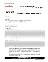Click here to download LB8650T Datasheet