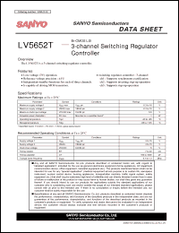 Click here to download LV5652T Datasheet