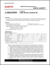 Click here to download LV5212VH Datasheet
