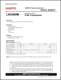 Click here to download LA2360M Datasheet