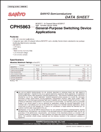 Click here to download CPH5863 Datasheet