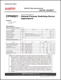Click here to download CPH6621 Datasheet