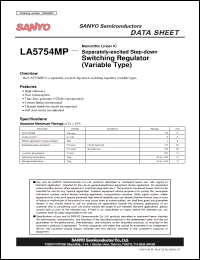 Click here to download LA5754MP Datasheet